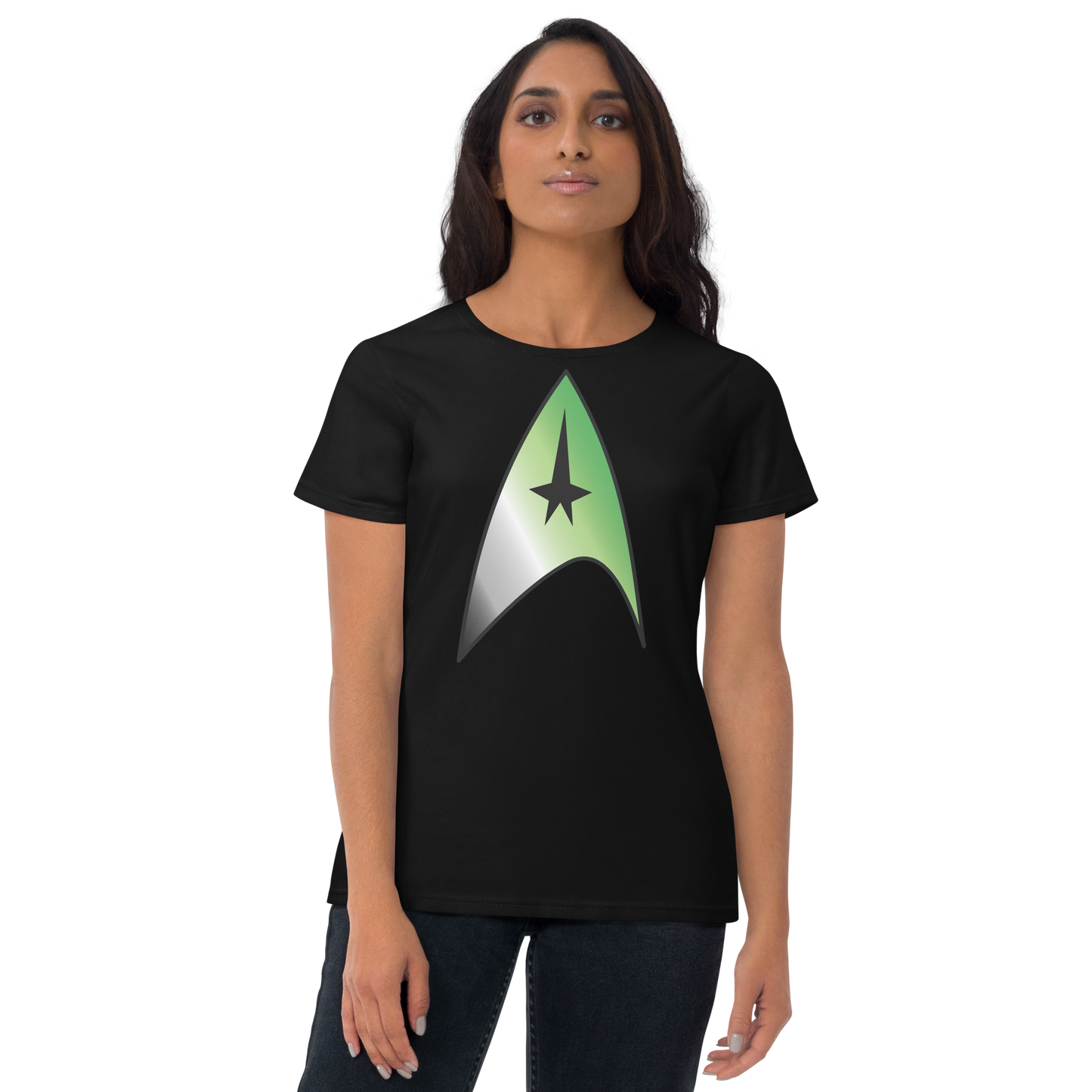 Starfleet Insignia - Aromantic Pride Women's short sleeve t-shirt