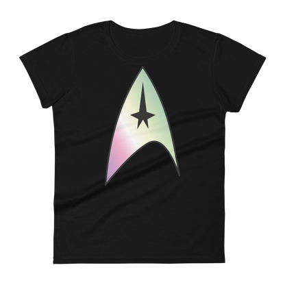 Starfleet Insignia - Genderfae Pride Women's short sleeve t-shirt