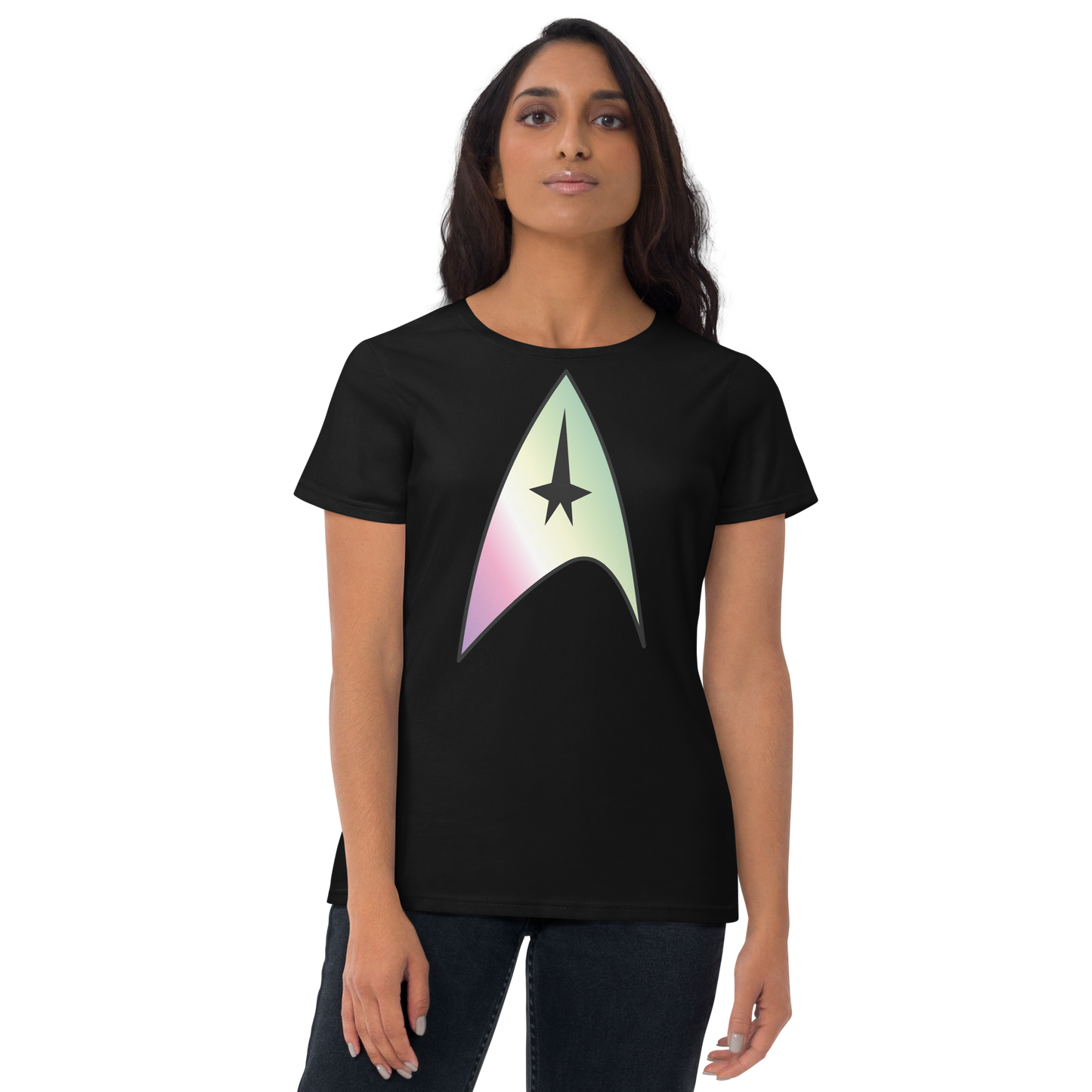 Starfleet Insignia - Genderfae Pride Women's short sleeve t-shirt