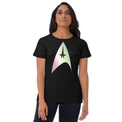 Starfleet Insignia - Genderfae Pride Women's short sleeve t-shirt