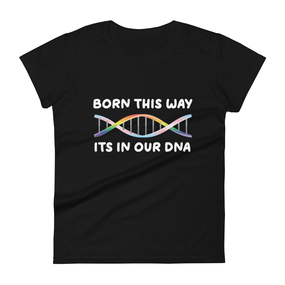 Born This Way - Rainbow/Trans Women's short sleeve t-shirt