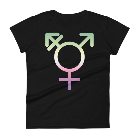 Transgender Symbol - Genderfae Pride Women's short sleeve t-shirt