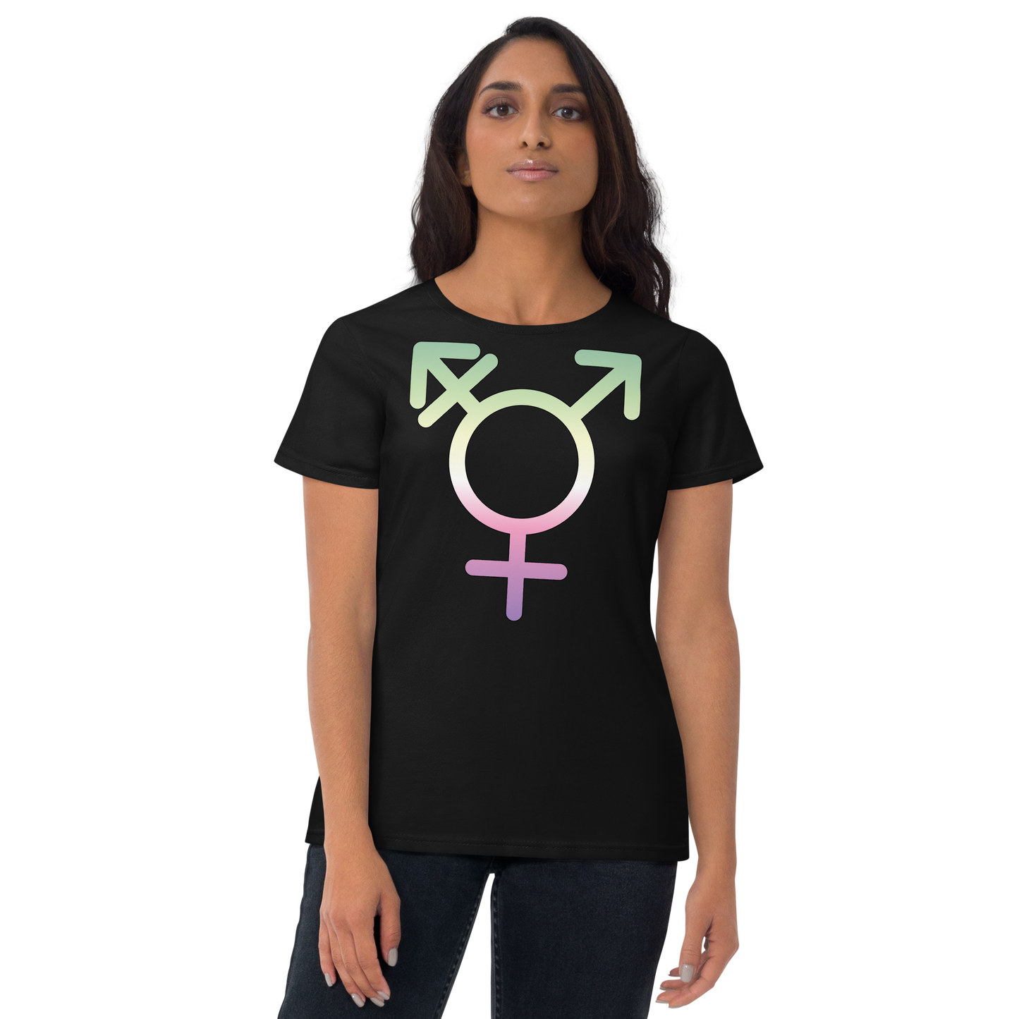 Transgender Symbol - Genderfae Pride Women's short sleeve t-shirt