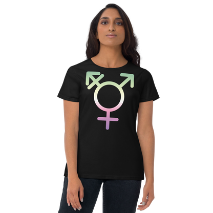 Transgender Symbol - Genderfae Pride Women's short sleeve t-shirt