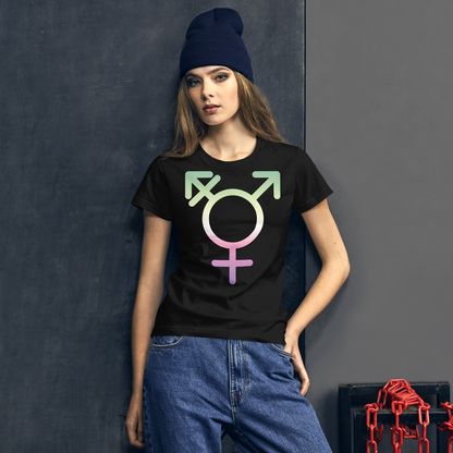 Transgender Symbol - Genderfae Pride Women's short sleeve t-shirt