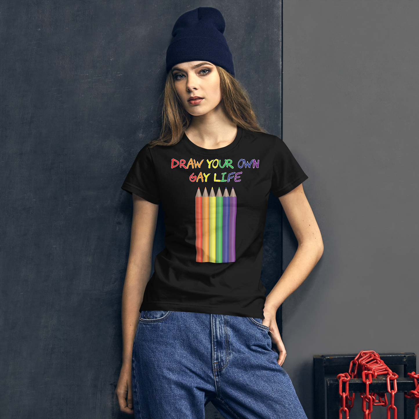 Draw Your Own Gay Life Women's short sleeve t-shirt