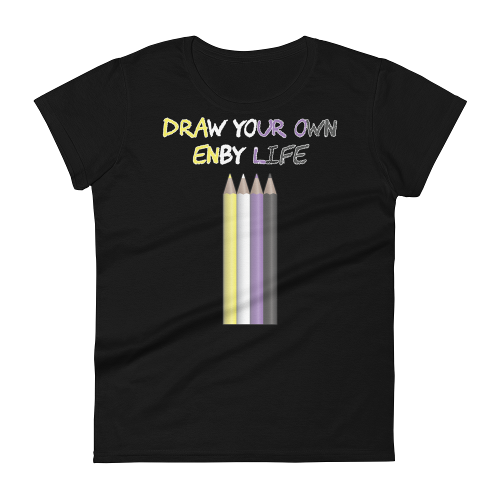 Draw Your Own Enby Life Women's short sleeve t-shirt