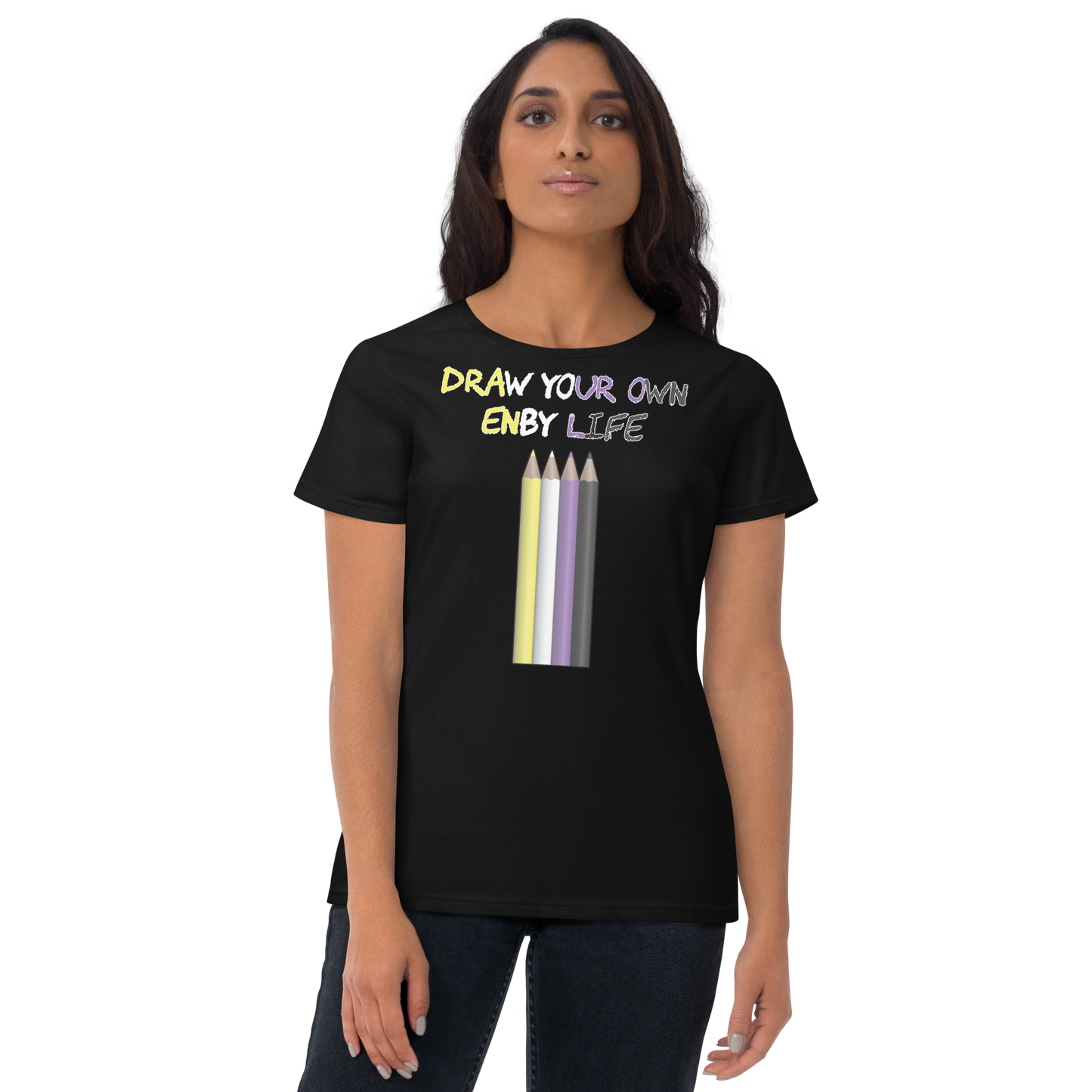 Draw Your Own Enby Life Women's short sleeve t-shirt