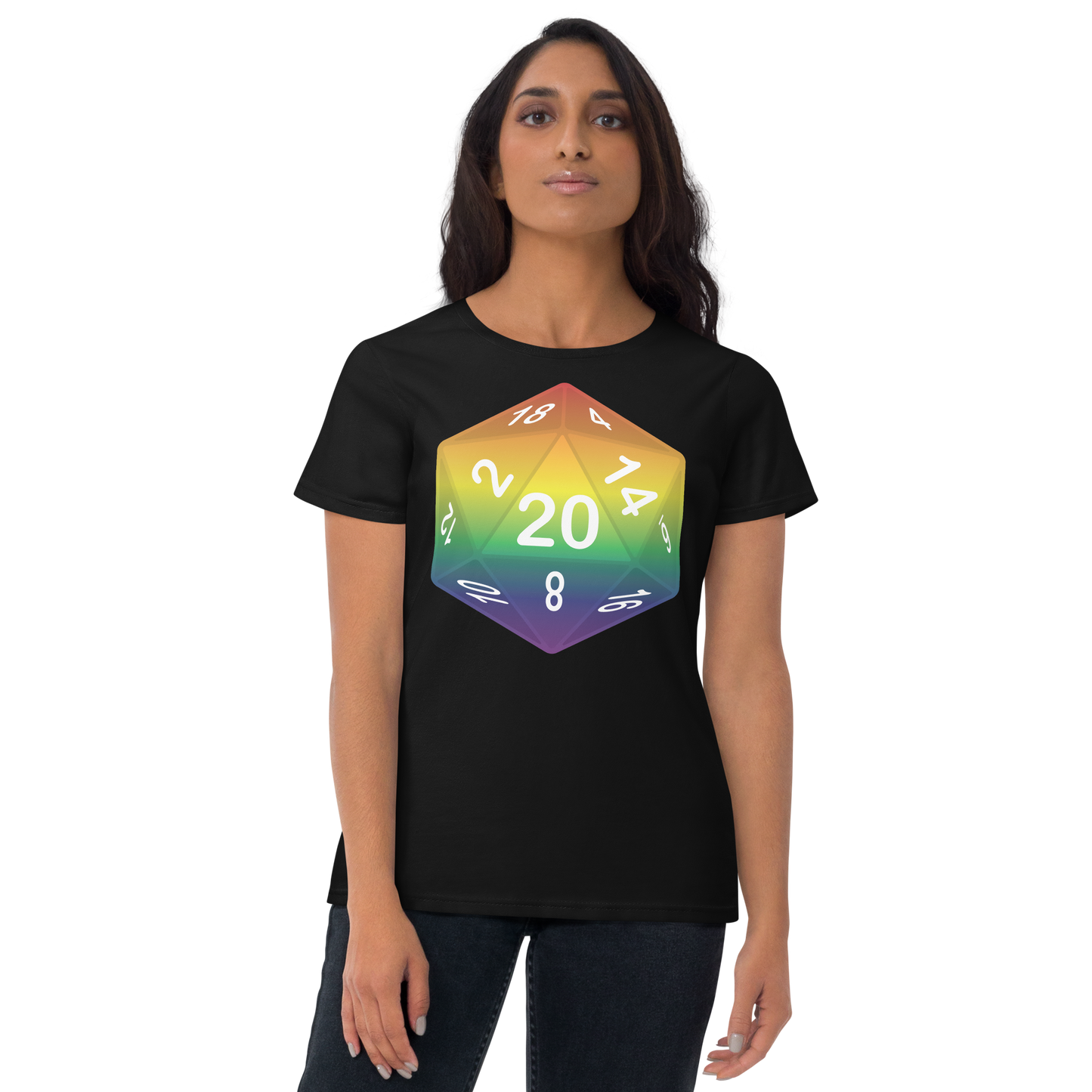 Pride Dice - Rainbow Women's short sleeve t-shirt