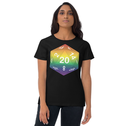 Pride Dice - Rainbow Women's short sleeve t-shirt