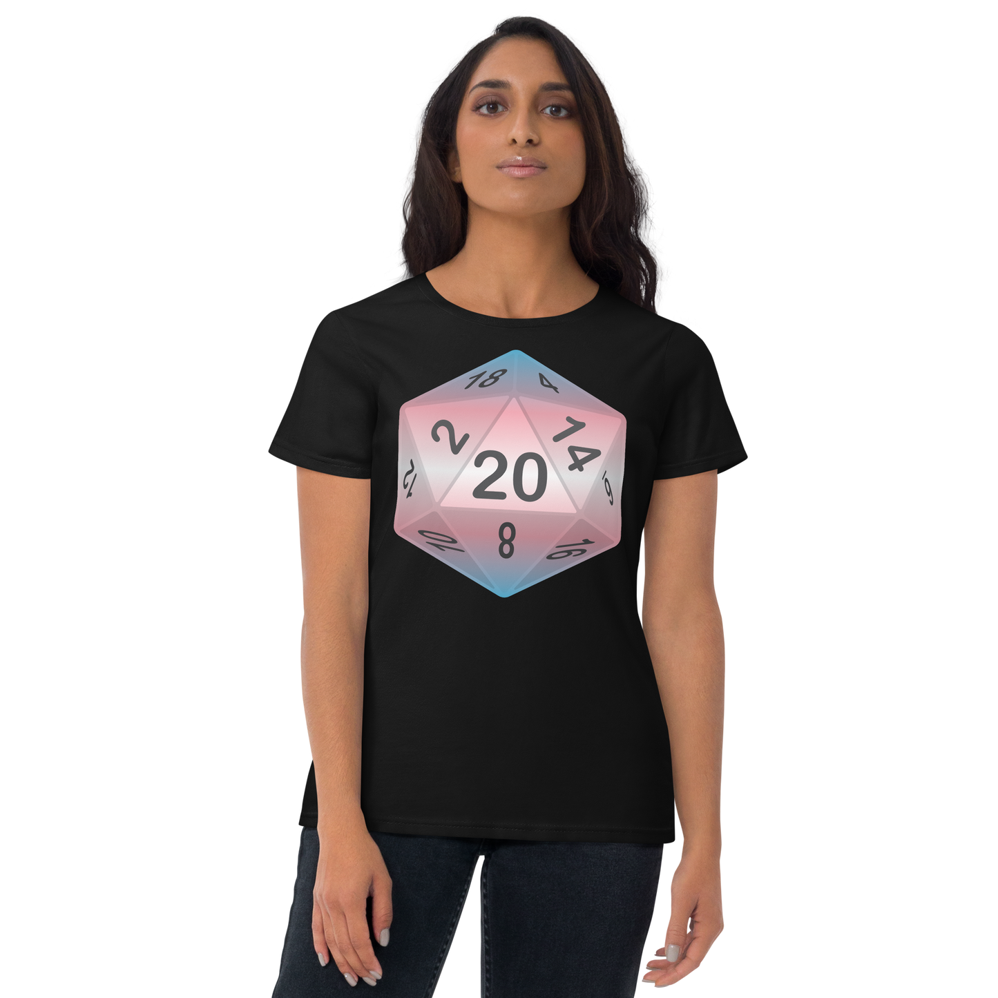 Pride Dice - Transgender Women's short sleeve t-shirt