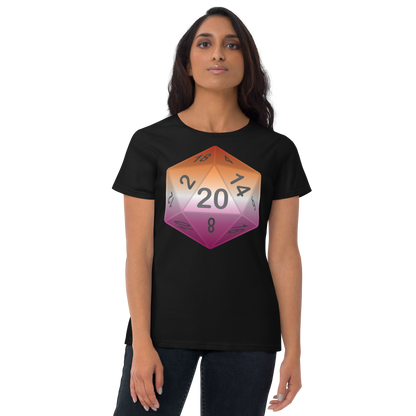 Pride Dice - Lesbian Women's short sleeve t-shirt