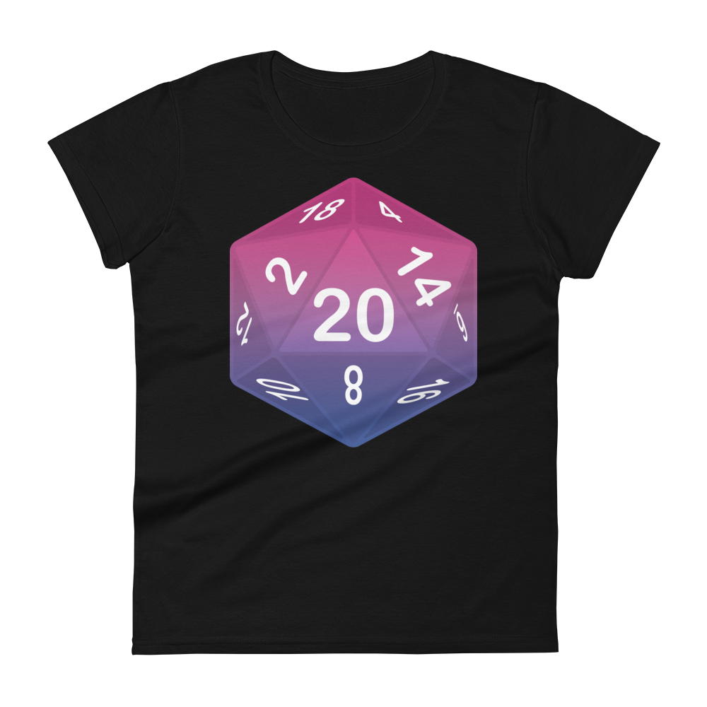 Pride Dice - Bisexual Women's short sleeve t-shirt