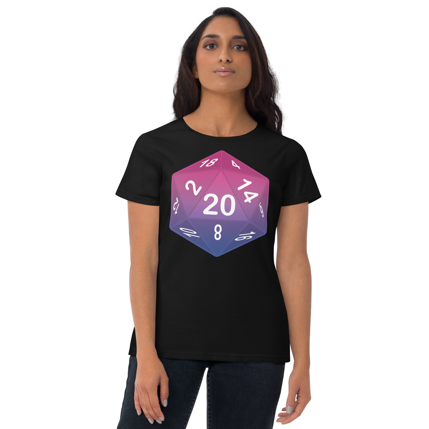 Pride Dice - Bisexual Women's short sleeve t-shirt