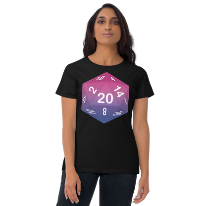 Pride Dice - Bisexual Women's short sleeve t-shirt