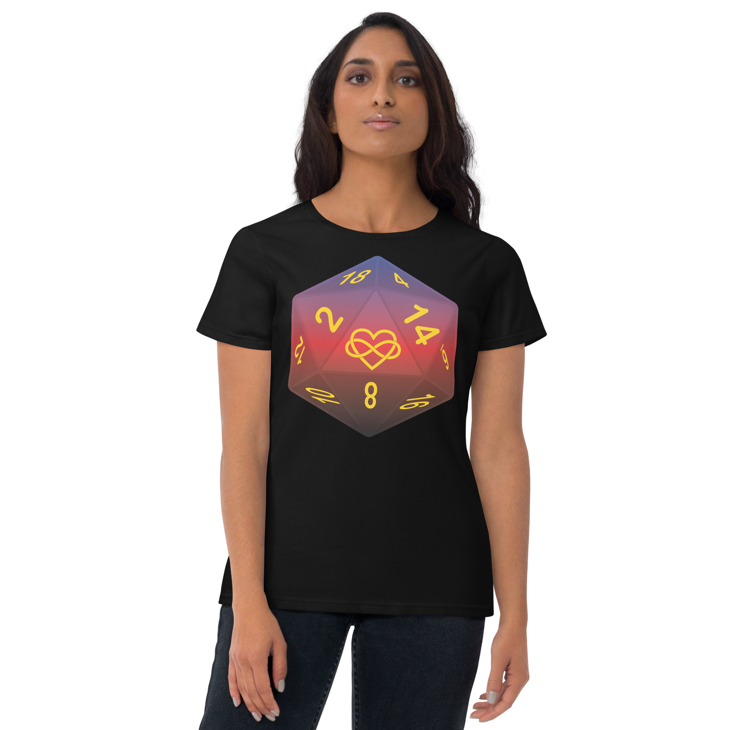 Pride Dice - Polyamory Women's short sleeve t-shirt