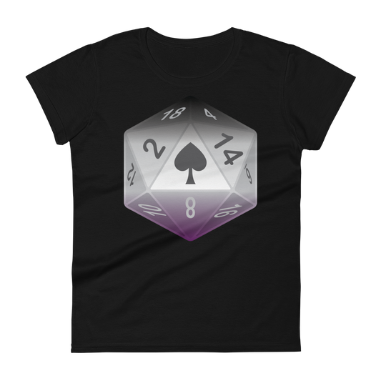 Pride Dice - Asexual Women's short sleeve t-shirt