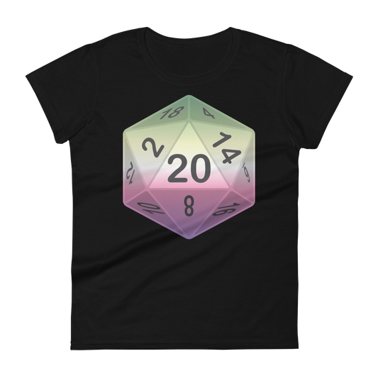 Pride Dice - Genderfae Women's short sleeve t-shirt