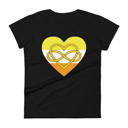 Polyamory Infinity Heart Maverique Pride Women's short sleeve t-shirt