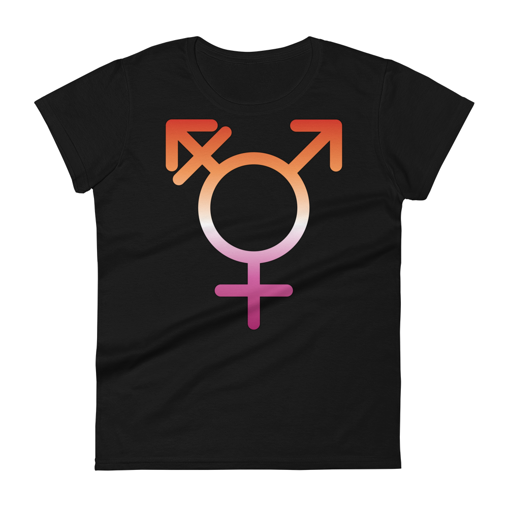 Transgender Symbol - Lesbian Pride Women's short sleeve t-shirt