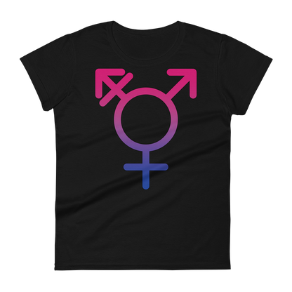 Transgender Symbol - Bisexual Pride Women's short sleeve t-shirt