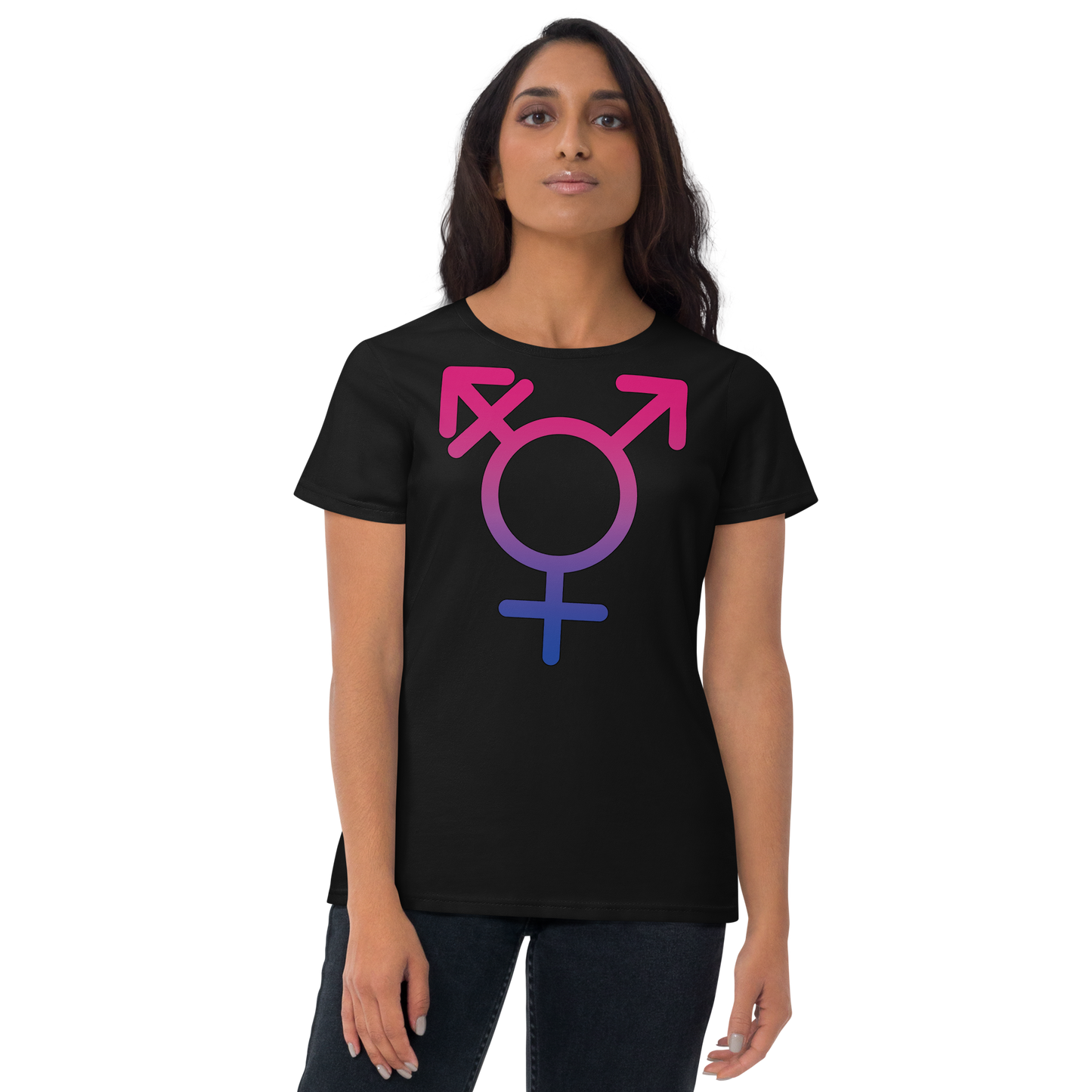 Transgender Symbol - Bisexual Pride Women's short sleeve t-shirt