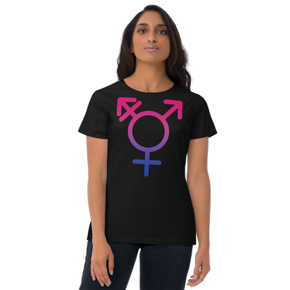 Transgender Symbol - Bisexual Pride Women's short sleeve t-shirt