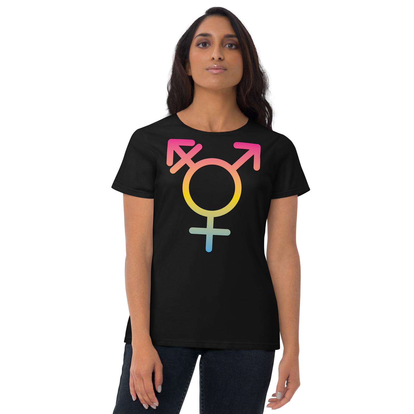 Transgender Symbol - Pansexual Pride Women's short sleeve t-shirt