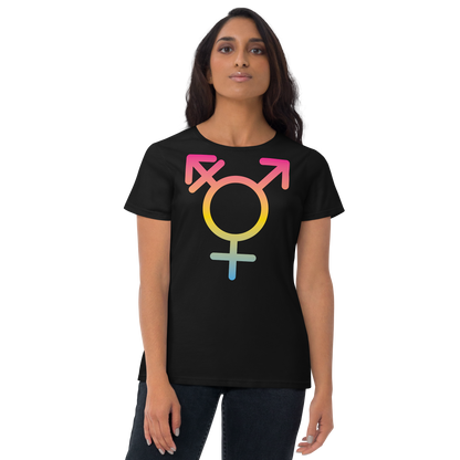 Transgender Symbol - Pansexual Pride Women's short sleeve t-shirt