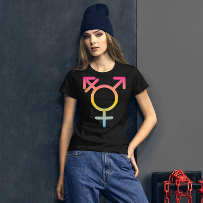 Transgender Symbol - Pansexual Pride Women's short sleeve t-shirt