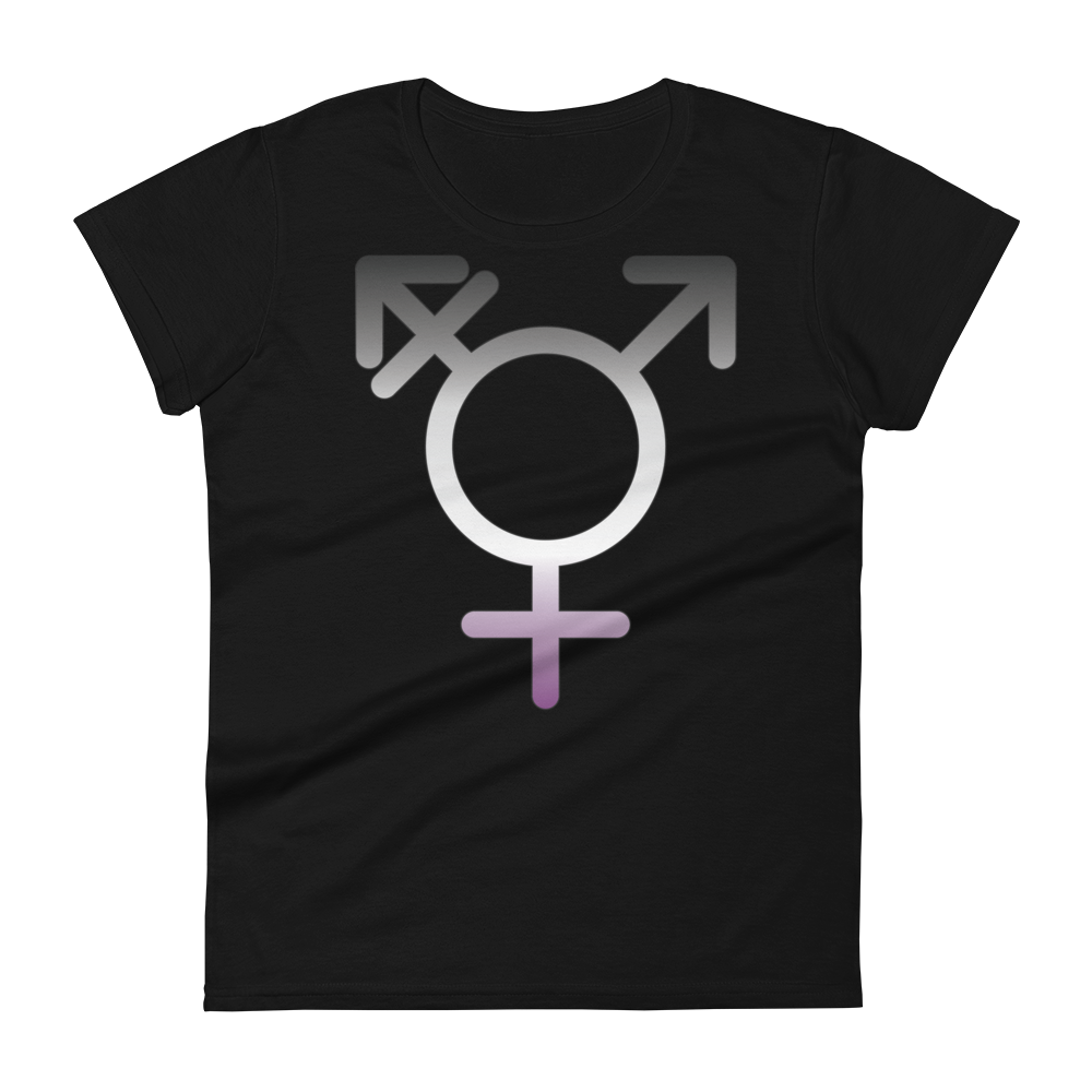 Transgender Symbol - Asexual/Demisexual Pride Women's short sleeve t-shirt