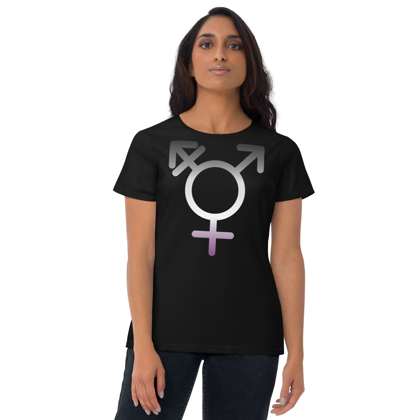 Transgender Symbol - Asexual/Demisexual Pride Women's short sleeve t-shirt