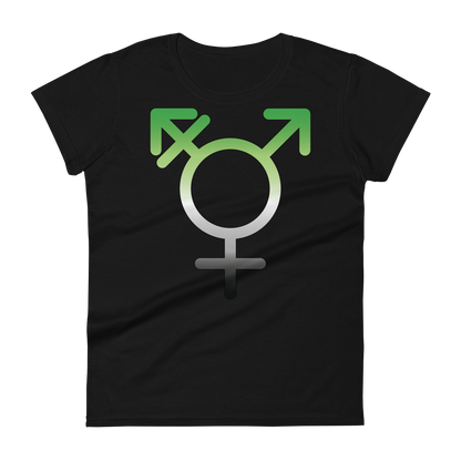 Transgender Symbol - Aromantic Pride Women's short sleeve t-shirt