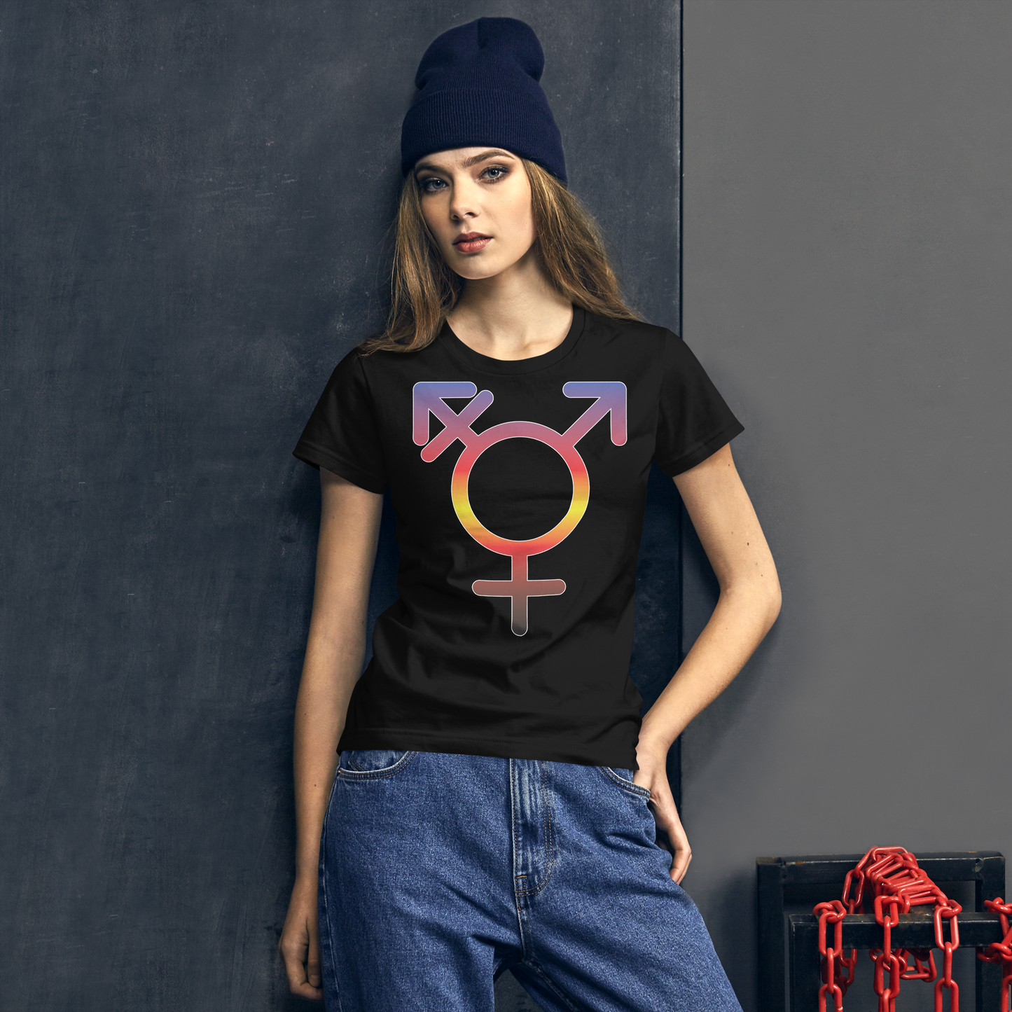 Transgender Symbol - Polyamory Pride Women's short sleeve t-shirt