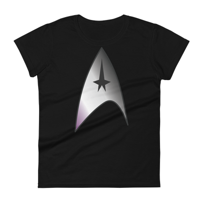 Starfleet Insignia - Asexual/Demisexual Pride Women's short sleeve t-shirt