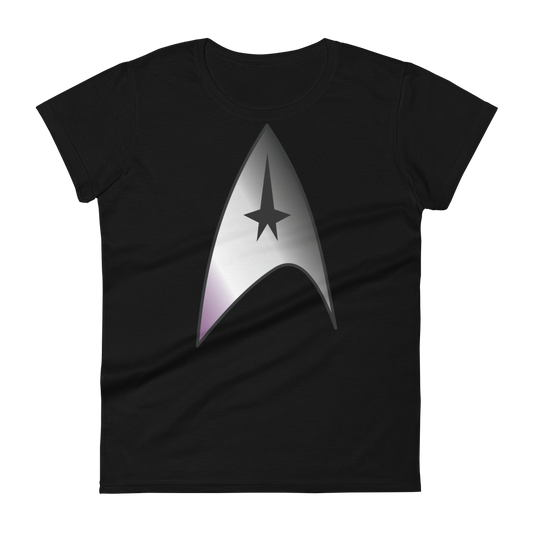 Starfleet Insignia - Asexual/Demisexual Pride Women's short sleeve t-shirt