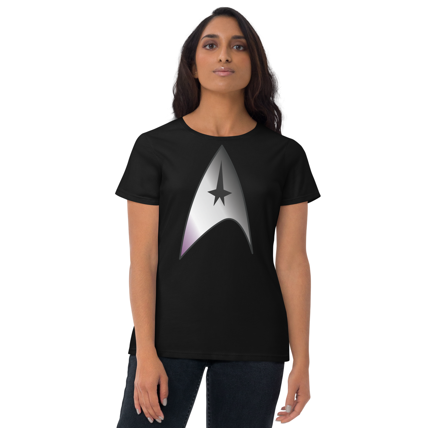 Starfleet Insignia - Asexual/Demisexual Pride Women's short sleeve t-shirt