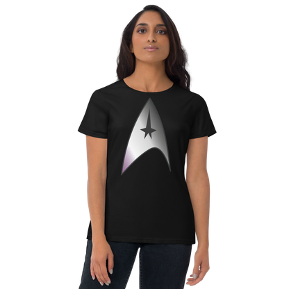 Starfleet Insignia - Asexual/Demisexual Pride Women's short sleeve t-shirt