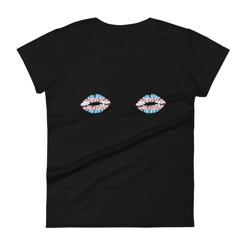 Trans Boob Kisses Women's short sleeve t-shirt