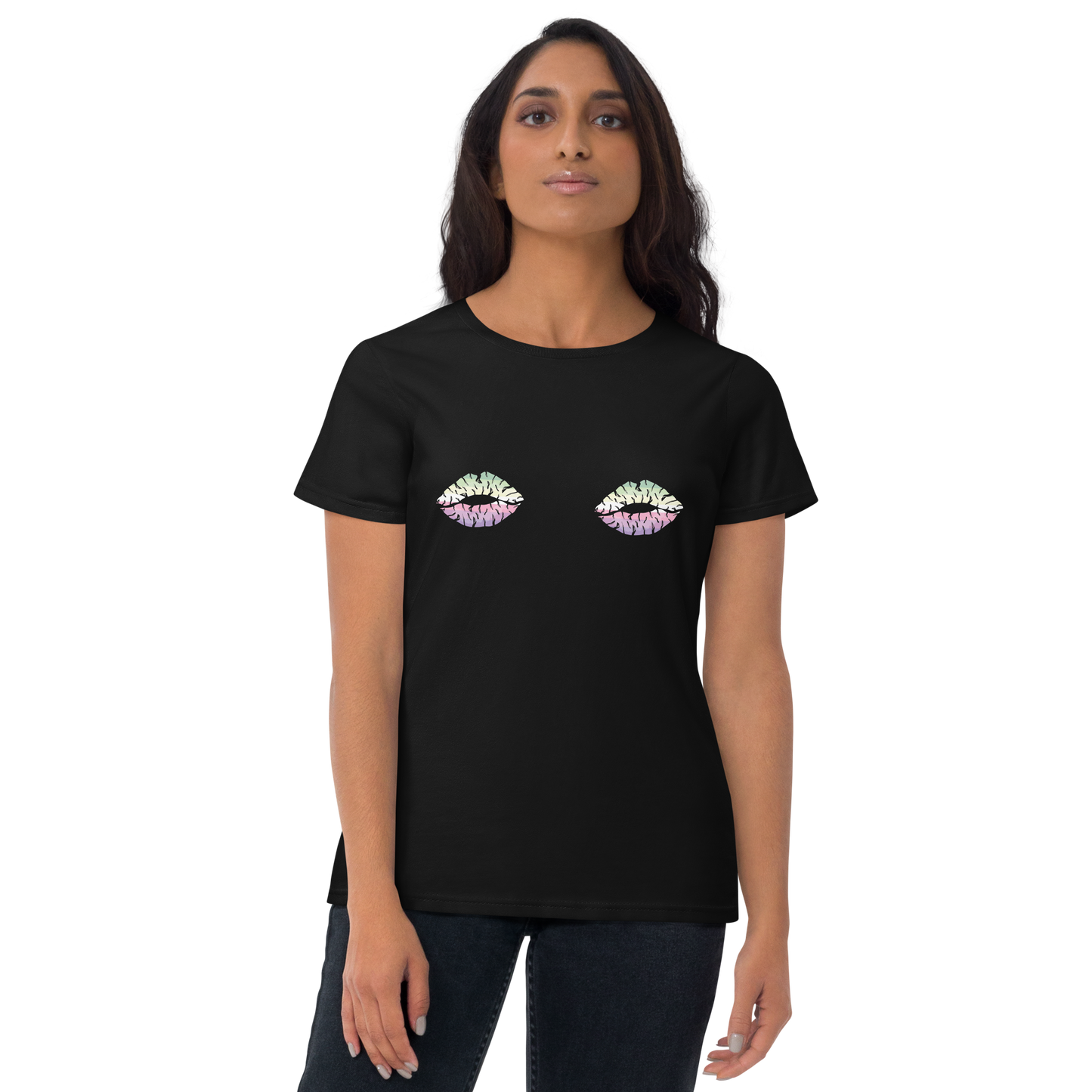 Genderfae Boob Kisses Women's short sleeve t-shirt