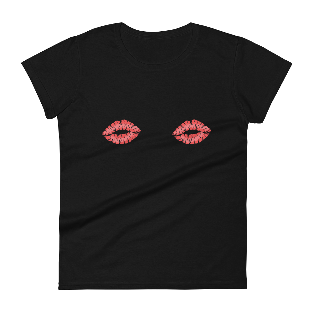 Boob Kisses Women's short sleeve t-shirt