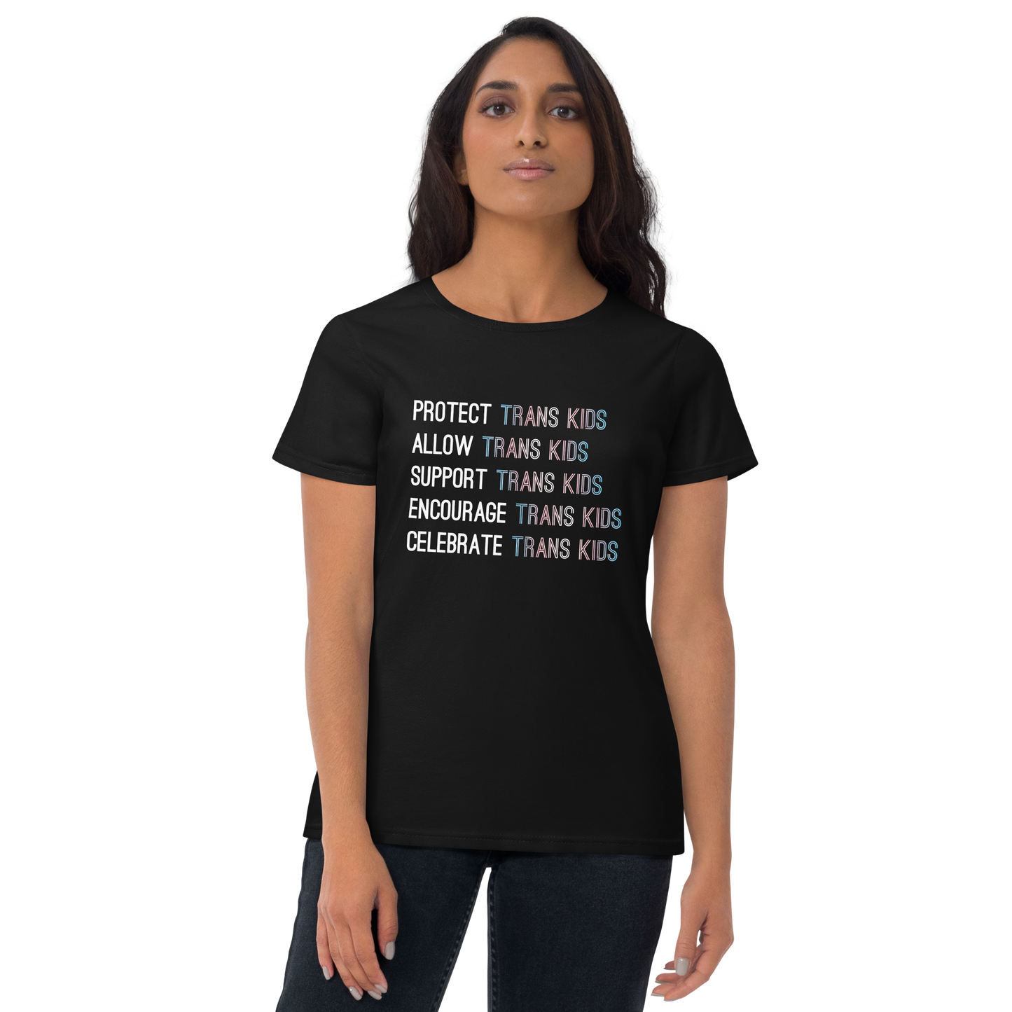 Support Trans Kids Women's short sleeve t-shirt