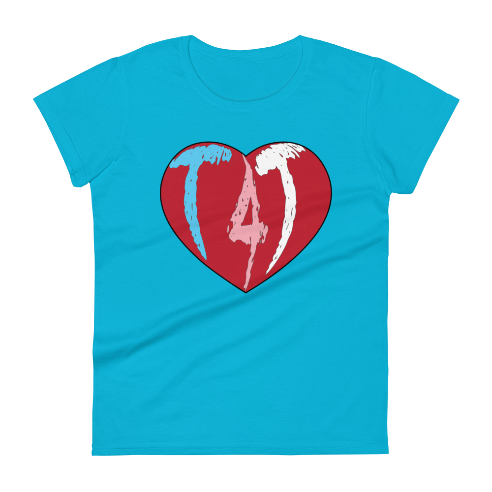 T4T Heart Women's short sleeve t-shirt