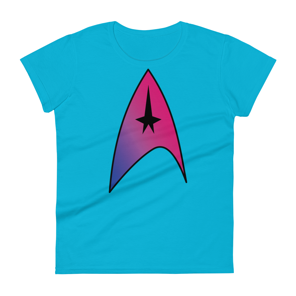 Starfleet Insignia - Bisexual Pride Women's short sleeve t-shirt