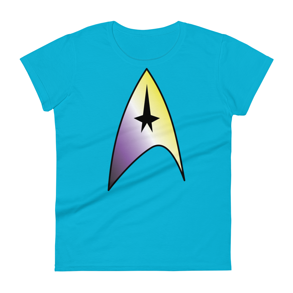 Starfleet Insignia - Non-binary Pride Women's short sleeve t-shirt