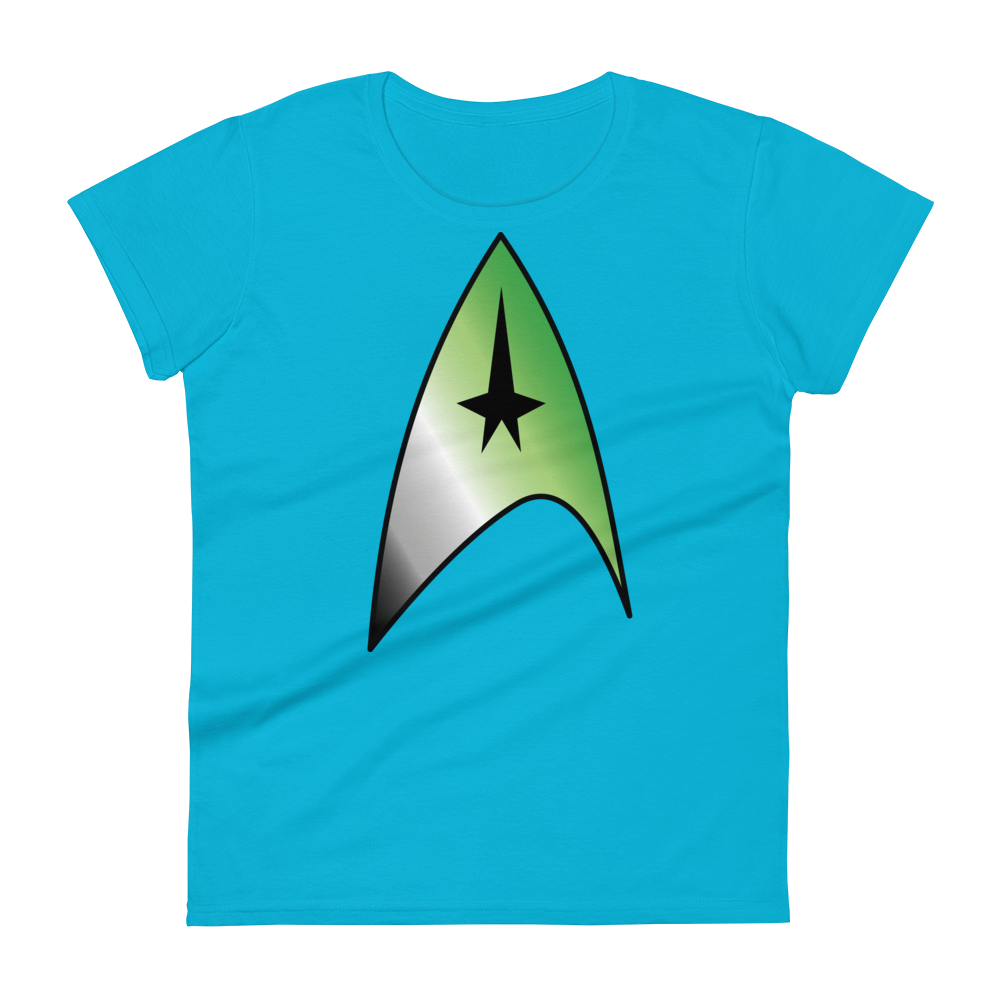 Starfleet Insignia - Aromantic Pride Women's short sleeve t-shirt