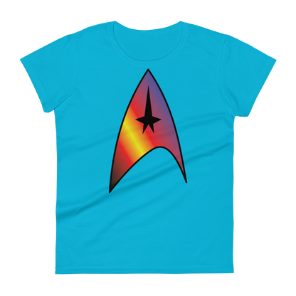 Starfleet Insignia - Polyamory Pride Women's short sleeve t-shirt