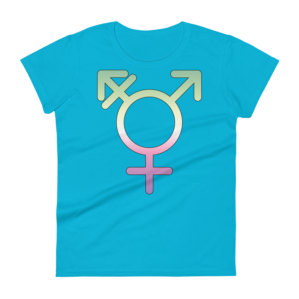 Transgender Symbol - Genderfae Pride Women's short sleeve t-shirt