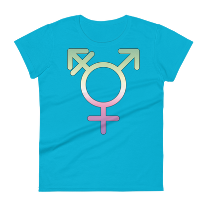 Transgender Symbol - Genderfae Pride Women's short sleeve t-shirt