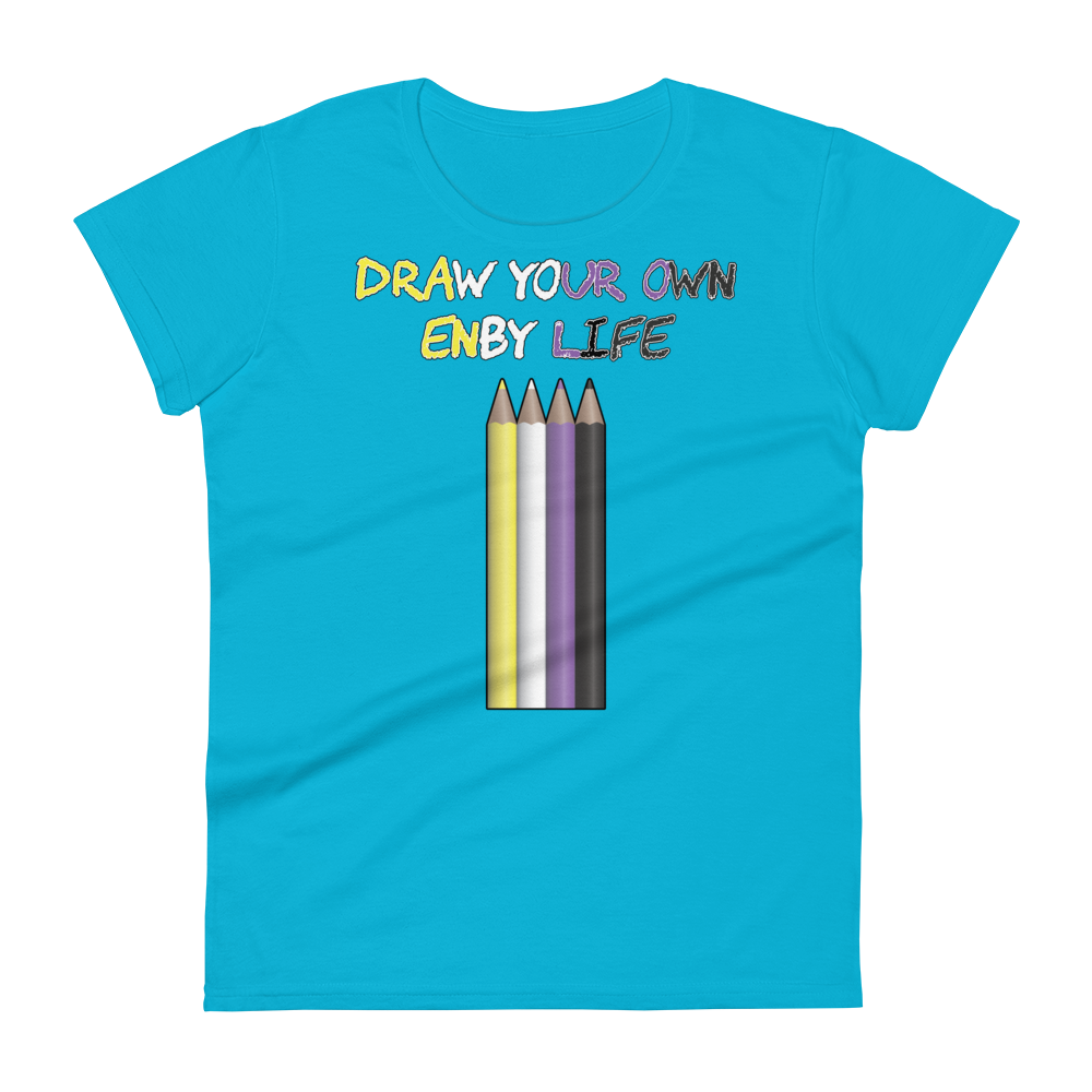 Draw Your Own Enby Life Women's short sleeve t-shirt